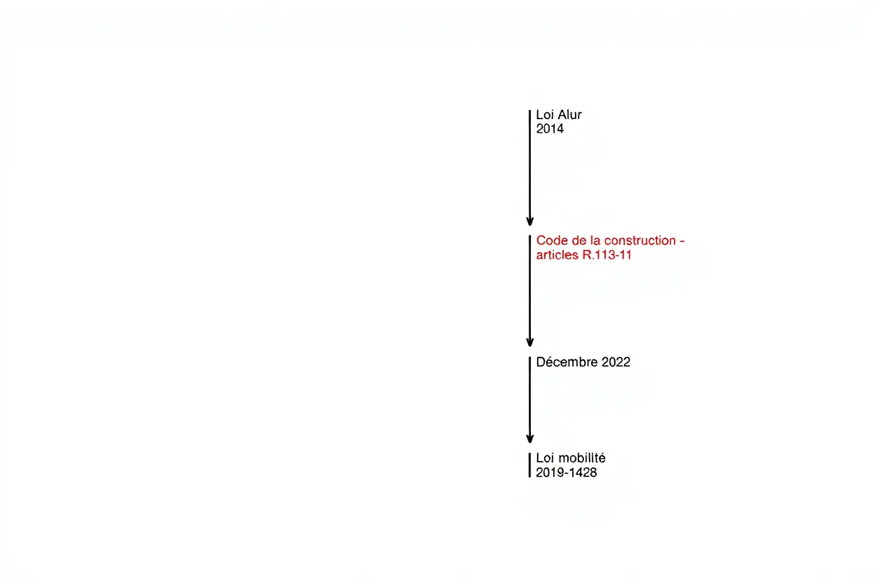 Timeline des obligations légales