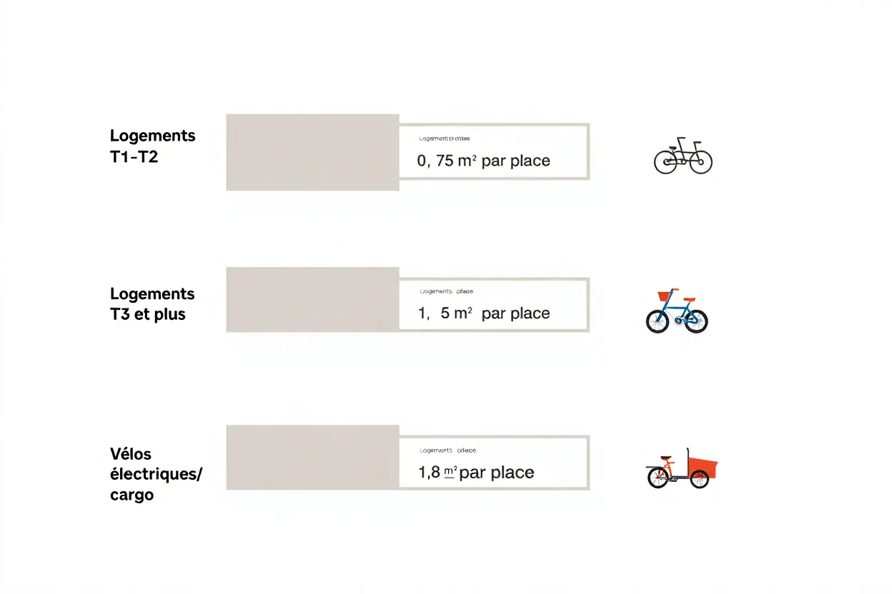 Surface minimale par place de stationnement