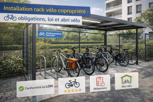 installation rack vélo copropriété