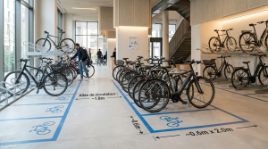 Norme stationnement vélo collectif