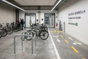 Local vélo professionnel en entreprise