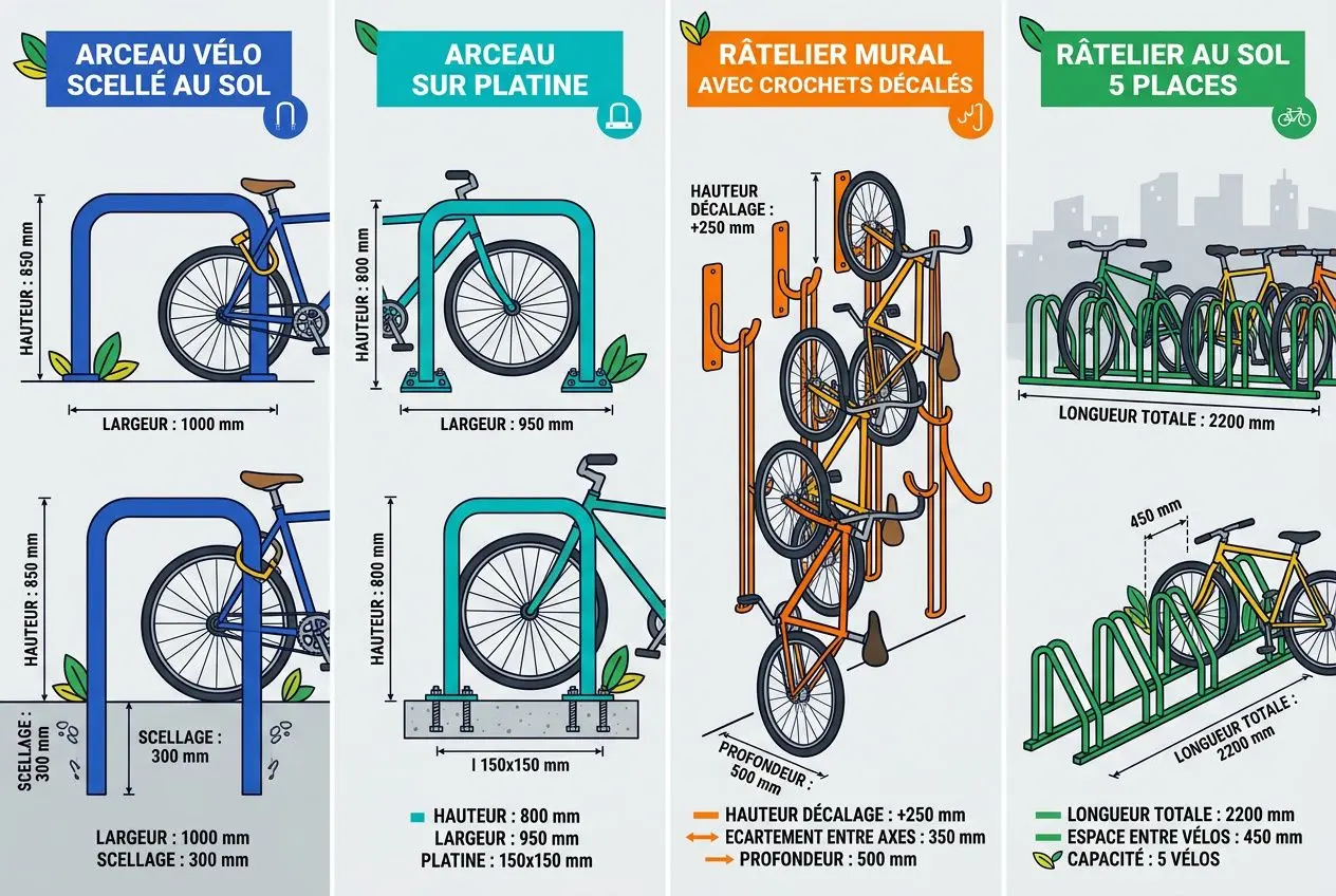 Comparatif supports vélos professionnels