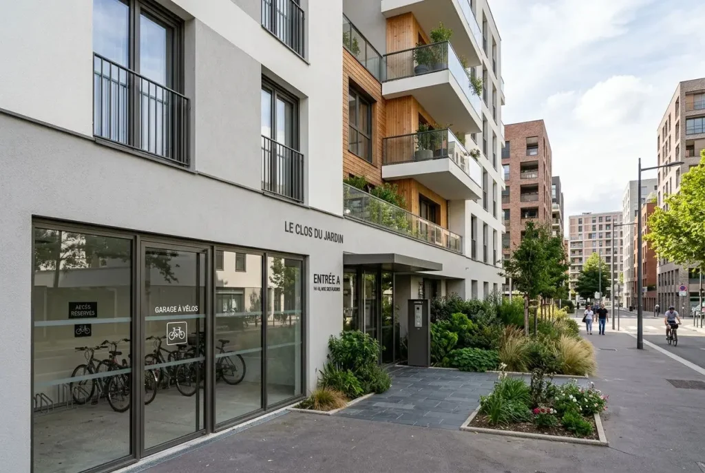 Immeuble neuf VEFA avec local à vélos